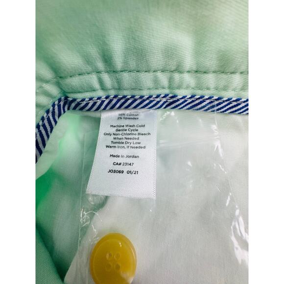 Talbots Mint Green Lightweight Preppy Cotton Relaxed Chinos Women's Size 22W - Picture 7 of 7